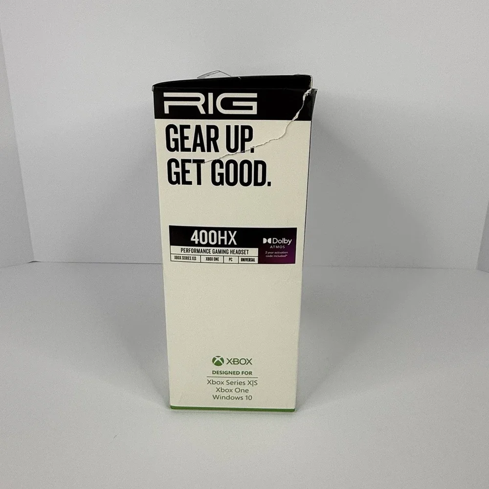 Nacon Rig Xbox 400HX Wired Performance Gaming Headset White New Damaged Box